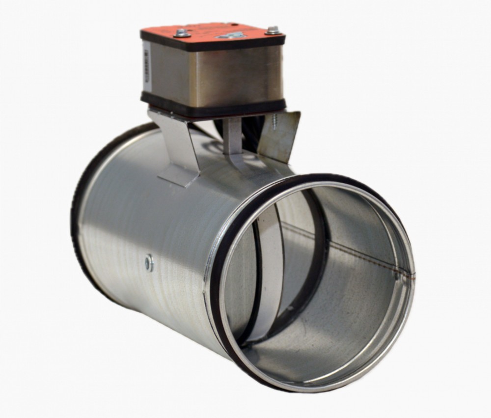 Клапан противопожарный круглый СЛ-КПК 90НО-MB220-200